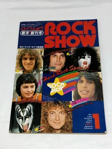 ROCK SHOW Japan Music Magazine Jan 1977 KISS Queen Aerosmith - Bild 1 von 23