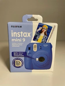 Fujifilm Instax Mini 9 Instant Camera- Cobalt Blue - New - Picture 1 of 10