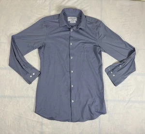 Camisa Mizzen+Principal Abotonada Para Hombres L Ajuste Alto A Cuadros Rendimiento Elastizada - Imagen 1 de 6