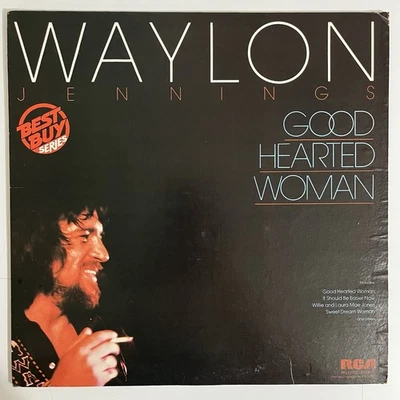 Waylon Jennings / Good Hearted Woman 1978 Vinyl LP VG/VG+ RCA Reissue Record - Image 1 of 4