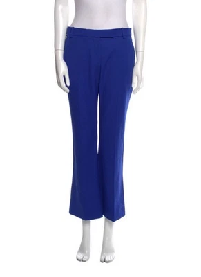 Pantalón de vestir Alexander McQueen azul ajustado corte bota talla 44 para mujer Foto 1 de 4