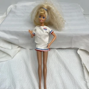 Vintage Barbie Puppe Outfit Patriotisch Tennis Rock Oberteil rot weiß blau 70' 1966 Barbie - Bild 1 von 9