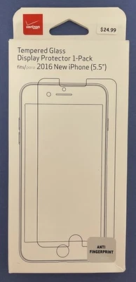 Verizon Tempered Glass Screen Protector for iPhone 8 Plus, 7 Plus, 6 Plus NEW - Image 1 of 3