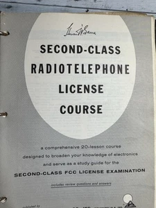Howard Sam's Second Class Radiotelephone License Course 1962 - Foto 1 di 2