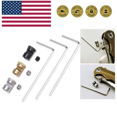 Pernos para pulgar de latón y acero para cuchillo Buck 110 - 3 colores disponibles Foto 1 de 4