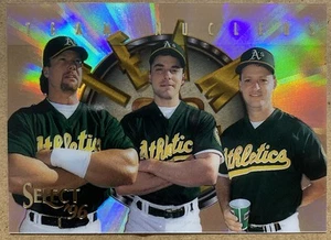 1996 Select Team Nucleus Steinbach, McGwire & Bordick Oakland Athletics - Picture 1 of 2