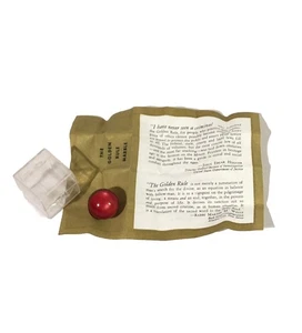 1960’s Original Samsonite “Golden Rule Marble Case And Paperwork Red Marble - Afbeelding 1 van 5