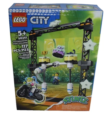 LEGO City The Knockdown Stunt Challenge 60341 Building Set New Sealed - Image 1 of 4