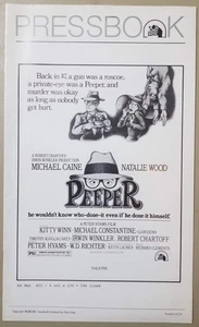 PEEPER - Libro de prensa original 1975 - NATALIE WOOD/TIMOTHY CAREY/MICHAEL CAINE - Imagen 1 de 6