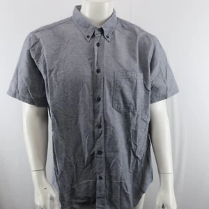 Billy Reid Short Sleeve Button Up Shirt Mens XL Standard Fit Gray - Picture 1 of 9