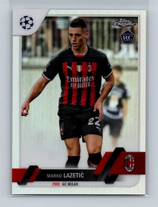2022-23 Topps Chrome UEFA Refractor Marko Lazetic RC #185 AC Milan - Picture 1 of 2