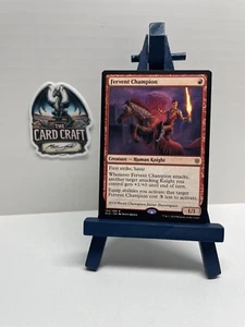 MTG Fervent Champion Throne of Eldraine 124/269 Regular Rare NM - Picture 1 of 2