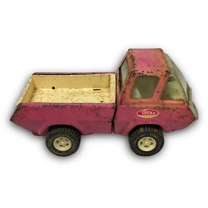 Tonka Vintage Pink Metal Pressed Steel Pickup Truck Made in U.S.A. - Picture 1 of 5