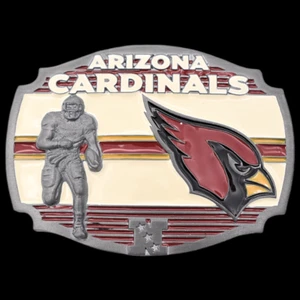 Hebilla de cinturón de equipo de fútbol americano de los Arizona Cardinals (nuevo stock antiguo) - Imagen 1 de 3
