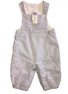 JACADI Dungarees (12M) Cotton, Padded with Shell Buttons. Excellent Condition. - Picture 1 of 7