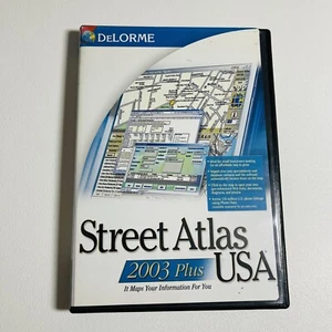 Street Atlas USA 2003 PLUS - CD-ROM By Delorme - VERY GOOD - Picture 1 of 8