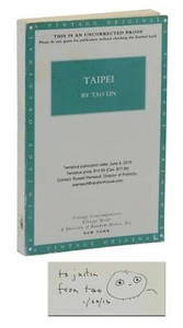Taipei by TAO LIN ~ SIGNED Uncorrected Proof 2013 ~ First Edition - Picture 1 of 5