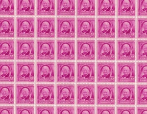 #960 3 cent William Allen White Kansas FULL SHEET OF 70 MNH OG - Picture 1 of 1
