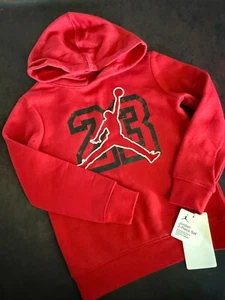 Air Jordan Brand Red/Black Jump Man Kids Hoodie Youth Size X-Small - Picture 1 of 2