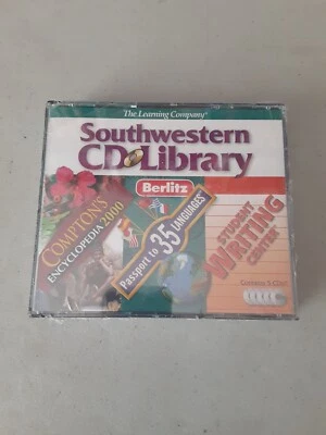 Berlitz - Southwestern CD Library / The Learning Company (5 PC CD-ROM, 1999) NUEVO Foto 1 de 2