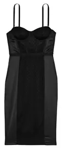 $150 VICTORIA'S SECRET VS ARCHIVES MONOGRAM CORSET DRESS ...JUST ADD HEELS LARGE - Picture 1 of 3