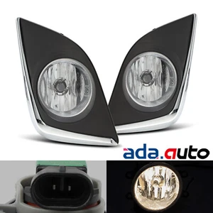 Fit 2014-2015 Toyota Corolla Clear Lens Bumper Fog Lights Replacement Pair - Picture 1 of 8