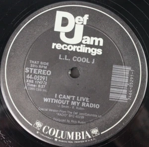 LOT OF 2 LL COOL J I CAN'T LIVE WITHOUT MY RADIO 12" VINYL RECORD *QUICK SHIP* - Picture 1 of 3