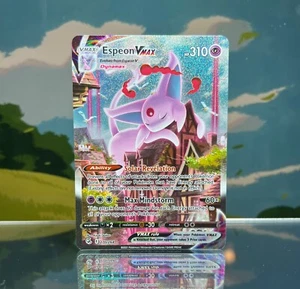 Espeon VMAX (Alternate Art Secret) 270/264 Swsh08: Fusion Strike Holo NM/M - Picture 1 of 2
