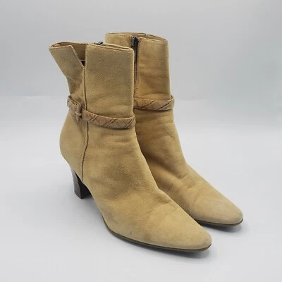 Liz Claiborne Boots Women's 8.5 Heeled Mid Calf Tan - Image 1 of 4
