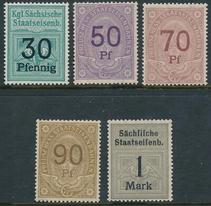 Stamp Germany Reich Prussia Revenue Railroad Bavaria Train Selection MNH - Picture 1 of 1