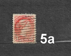 Canada #37 Small Queen Single F/VF Used Hinged - Picture 1 of 2