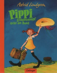 ASTRID LINDGREN "Pippi Langstrumpf geht an Bord" ORIGINALAUSGABE Oetinger Verlag - Bild 1 von 2