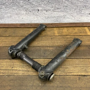 Vintage BMX Crank Set Mid School BMX 170 3pc Arms Spindle Cranks Patina Spindle - Picture 1 of 14