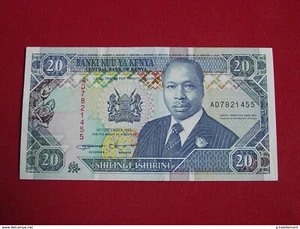 Kenya Central Bank - 20 Shilingi 1993 Pick 31a Sign.11 - sup ! - Imagen 1 de 2