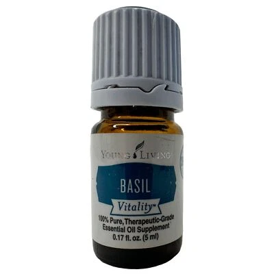 Young Living BASIL VITALITY Essential Oil 5ml Pure Therapeutic-Grade NEW SEALED - Image 1 of 3