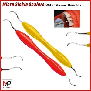 Micro Sichel Scaler Dental Hand Anterior Posterior Parodontal Hygiene Tool Pick - Bild 1 von 15