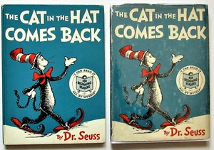 early THE CAT IN THE HAT COMES BACK w/ DJ - Dr Seuss Beginner Book - Picture 1 of 11