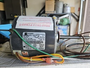 New Emerson 1862 1/2 Hp 230V 1075 RPM Reversible Condenser Motor,never Installed - Picture 1 of 2