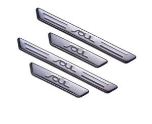 Tiras protectoras de umbral de puerta de acero inoxidable para Kia Soul placas de desgaste 4 piezas - Imagen 1 de 1
