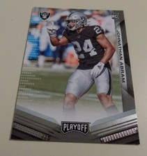 2019 PANINI PLAYOFF FOOTBALL #251 JOHNATHAN ABRAM ROOKIE CARD - OAKLAND RAIDERS 