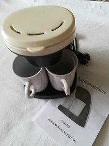 MINI Kaffee Maschine mit 2 Tassen, wie neu ! - Bild 1 von 2