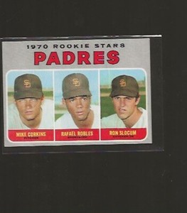 1970 TOPPS PADRES ROOKIE STARS #573 EX MID GRADE