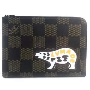 UNUSED LOUIS VUITTON N60390 Damier giant Pochette Jules NIGO® Clutch bag - Picture 1 of 11