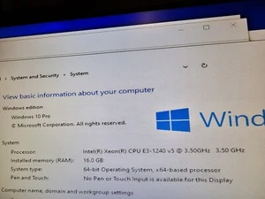 Dell Precision 3620 Tower Xeon E3-1240-V5@3,5GHz. 16GB RAM 1000GB HDD NvidiaP400 - Bild 1 von 3