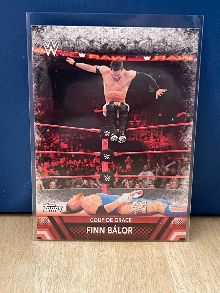 Finn Balor #F-27 WWE RAW 2017 Topps Then, Now, Forever Wrestling Trading Card. - Image 1 of 2