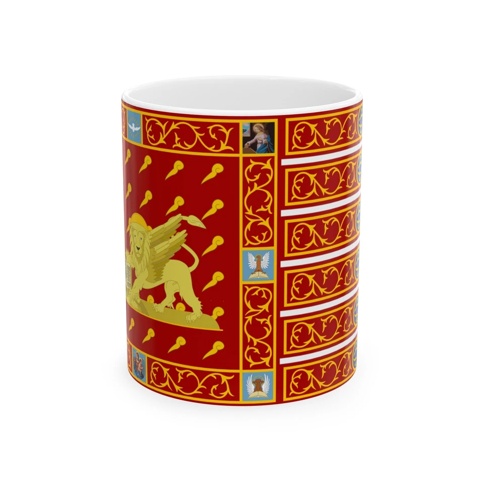 Flag of Venice 1997 Italy - White Coffee Mug - Изображение 1 из 1