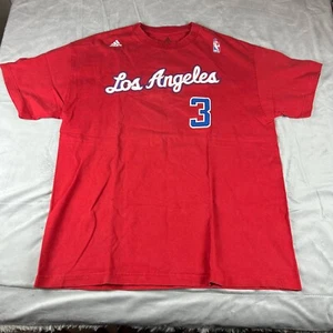 Adidas T-Shirt Men’s XL Red Los Angeles Clippers Chris Paul #3 NBA - Picture 1 of 5