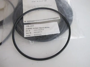 "Gummi O-Ring WACHS INJEKTOR DICHTUNG 5-1/2""x3/16"" VM SERIE O RING 7-1/2""x3/16"" - Bild 1 von 4