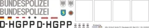 Decal 403 Bell 212 Federal Law Enforcement D-HGPP - Picture 1 of 2