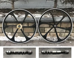 CDHPOWER 29"/700C Alum Mag Wheels Set/Bike Wheel Rim &Flywheel-Motorized Bicycle - Picture 1 of 12